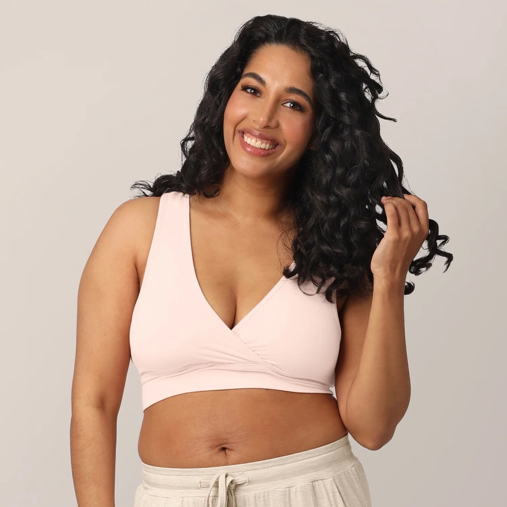 Kindred Bravely French Terry Nursing Sleep Bra Maternity Large